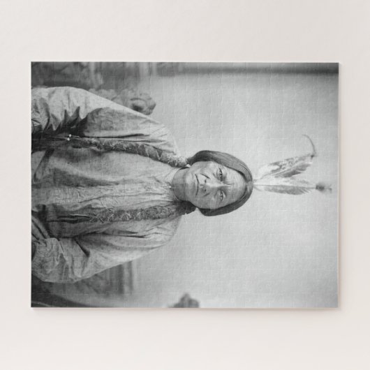Lakota Leader sitzt Bull Native Amerikanische Urei Puzzle (Horizontal)