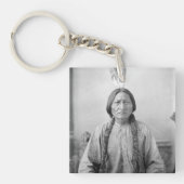 Lakota Leader sitzt Bull Native Amerikanische Urei Schlüsselanhänger (Vorderseite)