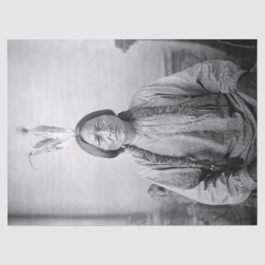 Lakota Leader sitzt Bull Native Amerikanische Urei Seidenpapier (Vorderseite)
