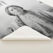Lakota Leader sitzt Bull Native Amerikanische Urei Sherpadecke (3/4)