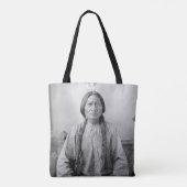 Lakota Leader sitzt Bull Native Amerikanische Urei Tasche (Rückseite)