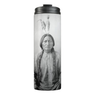Lakota Leader sitzt Bull Native Amerikanische Urei Thermosbecher
