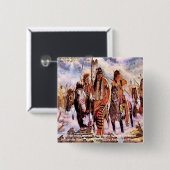 Lakota Native American Nature Proverb Button (Vorne & Hinten)