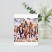 Lakota Native American Nature Proverb Postkarte (Stehend Vorderseite)