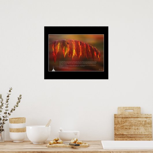 Lakota Prayer Poster (Küche)