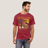 Lakota Sioux Chief Sitting Bull bemalt T - Shirt (Vorne ganz)