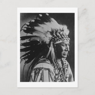 Lakota Sioux Vintage Häuptling White Swan Postkarte