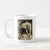 Lakota Sioux weißer hauptsächlichschwan Kaffeetasse (Links)
