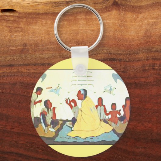 Lakota Storyteller Schlüsselanhänger (Vorderseite)