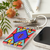 Lakota träumt Schlüsselkette Schlüsselanhänger (Vorderseite rechts)