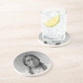 Lakota Ureinwohner-Hauptsitting Bull Getränkeuntersetzer (Seite)