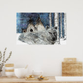 LAKOTA WINTER print Poster (Küche)