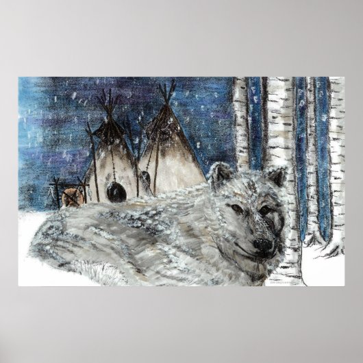 LAKOTA WINTER print Poster (Vorne)