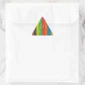 Lakritbonbons Dreieckiger Aufkleber (Tasche)
