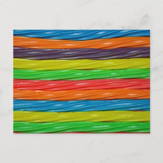 Lakritbonbons Postkarte (Vorderseite)