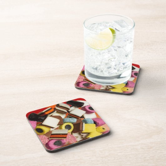 Lakritze alle Art-Süßigkeiten Untersetzer (Rechte Seite)