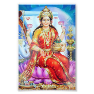 Lakshmi-Druck (4" x 6") - Version 1 Fotodruck