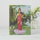 Lakshmi Einladung (Stehend Vorderseite)