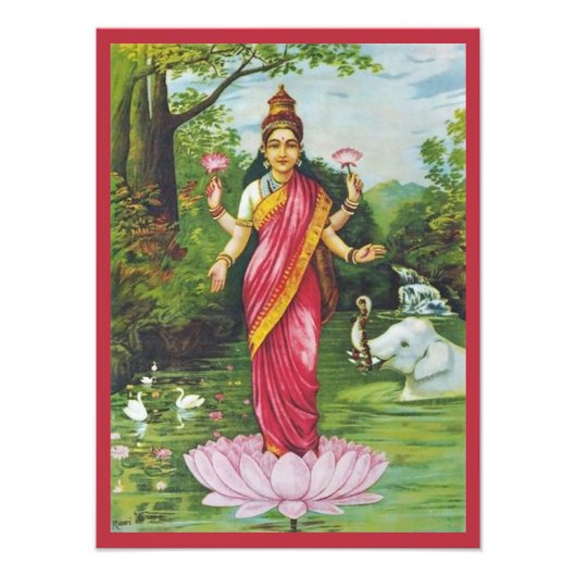 Lakshmi Foto Print (Vorne)