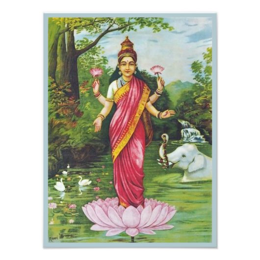 Lakshmi Foto Print (Vorne)