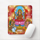 Lakshmi Ganesh-Mauspad Mousepad (Mit Mouse)