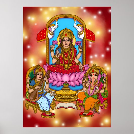 Lakshmi Ganesh Poster (Vorne)