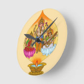Lakshmi Ganesh Wanduhr (Winkel)