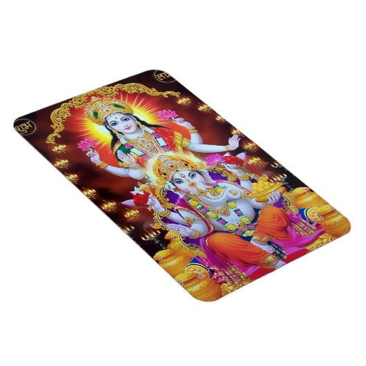 Lakshmi & Ganesha Magnet (Rechte Seite)