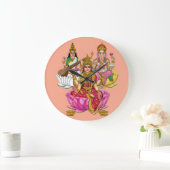 Lakshmi Ganesha Wanduhr (Zuhause)