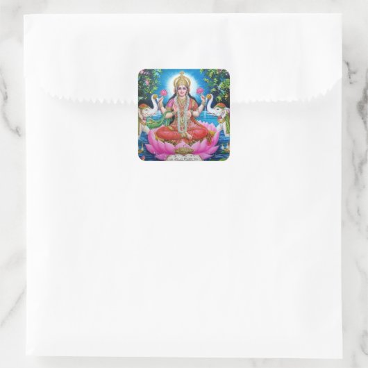 Lakshmi Goddess of Wealth Sticker (Tasche)