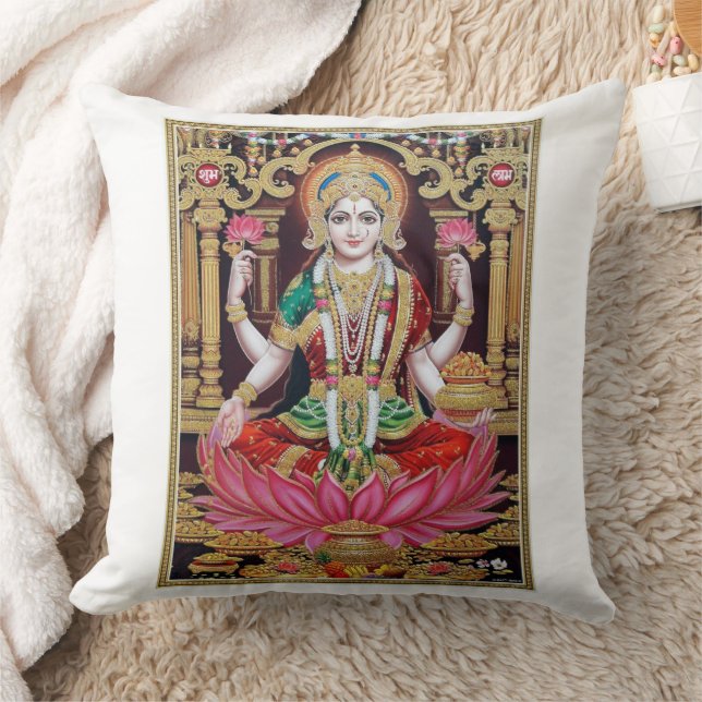 LAKSHMI - GODESS LAKSHMI - PILLOW (FARBE A3) KISSEN (Decke)