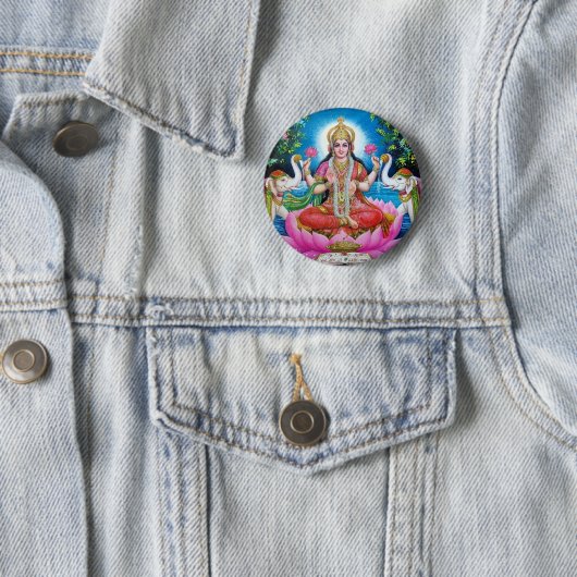 Lakshmi Göttin der Liebe, des Wohlstandes und des Button (Beispiel)