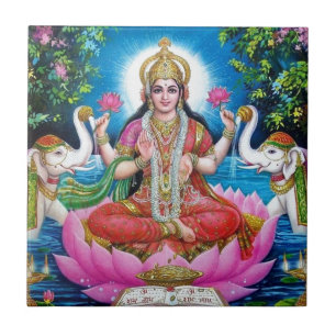 Lakshmi Göttin der Liebe, des Wohlstandes und des Fliese