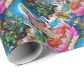 Lakshmi Göttin der Liebe, des Wohlstandes und des Geschenkpapier (Rolleneckpunkt)