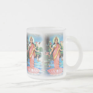 LAKSHMI Göttin des Reichtums und des Wohlstandes Mattglastasse