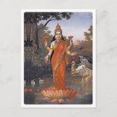 LAKSHMI-Göttin - sogar große Bilder - Postkarte (Vorderseite)