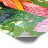 Lakshmi Hindu Goddess Poster (Ecke)