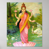 Lakshmi Hindu Goddess Poster (Vorne)