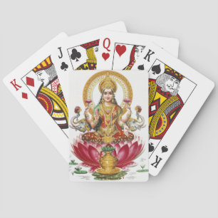 Lakshmi Hindu-Göttin Spielkarten