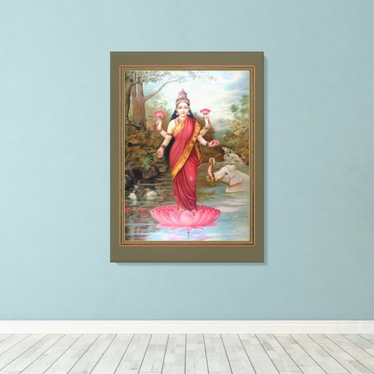 Lakshmi Leinwanddruck (Insitu (Holzboden))
