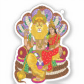 Lakshmi Narasimha-Aufkleber Aufkleber (Vorderseite)