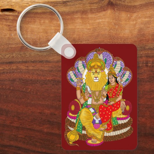Lakshmi Narasimha Keychain Schlüsselanhänger (Vorderseite)