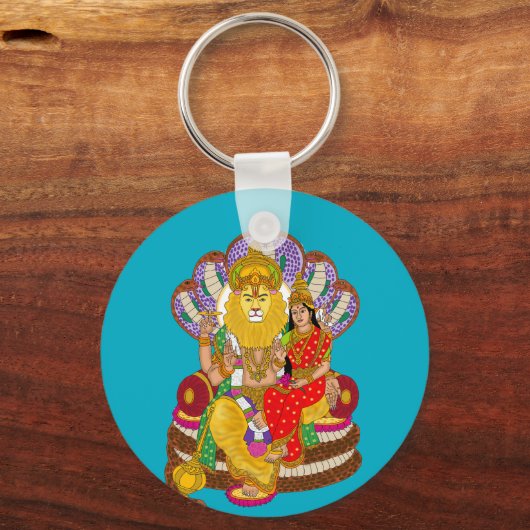 Lakshmi Narasimha Keychain Schlüsselanhänger (Vorderseite)