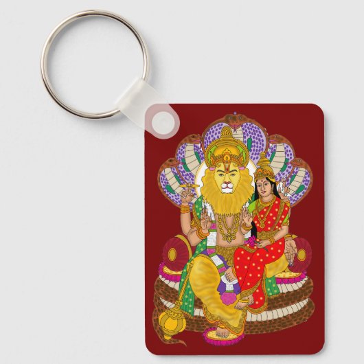 Lakshmi Narasimha Schlüsselanhänger (Vorderseite)