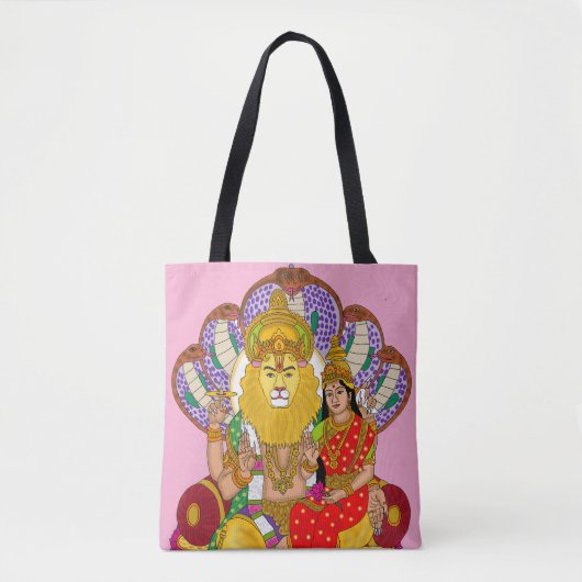 Lakshmi Narasimha-Tragetasche Tasche (Vorderseite)