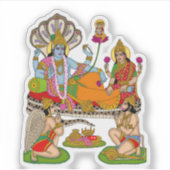 Lakshmi Narayan Aufkleber (Vorderseite)