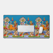 Lakshmi Narayan Desk Mat Schreibtischunterlage (Tastatur & Maus)