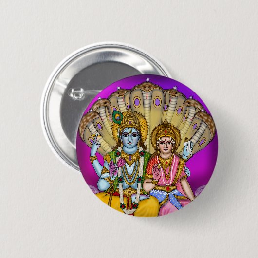 Lakshmi Narayan Knopf Button (Vorne & Hinten)