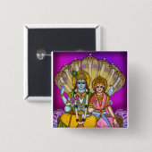 Lakshmi Narayan Knopf Button (Vorne & Hinten)