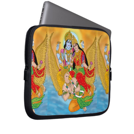 Lakshmi Narayan Laptop Cover – Divine Protection S (Vorne Rechts)